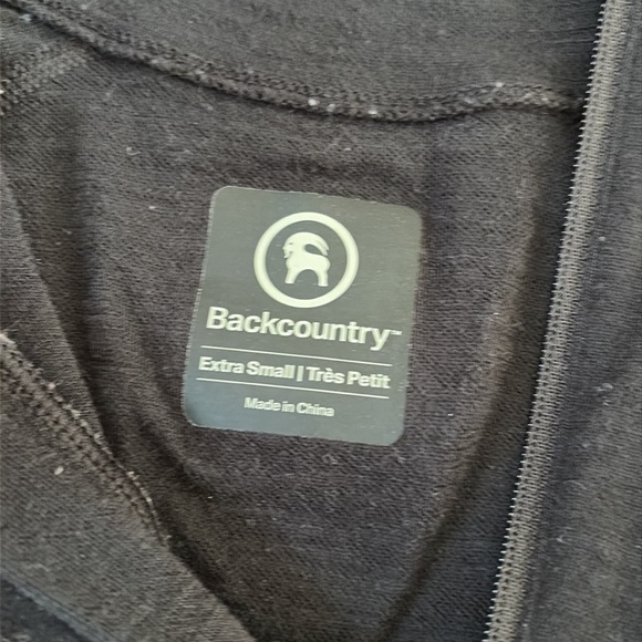 Backcountry Merino Wool base layer set pants & long sleeve half zip top - Picture 2 of 6